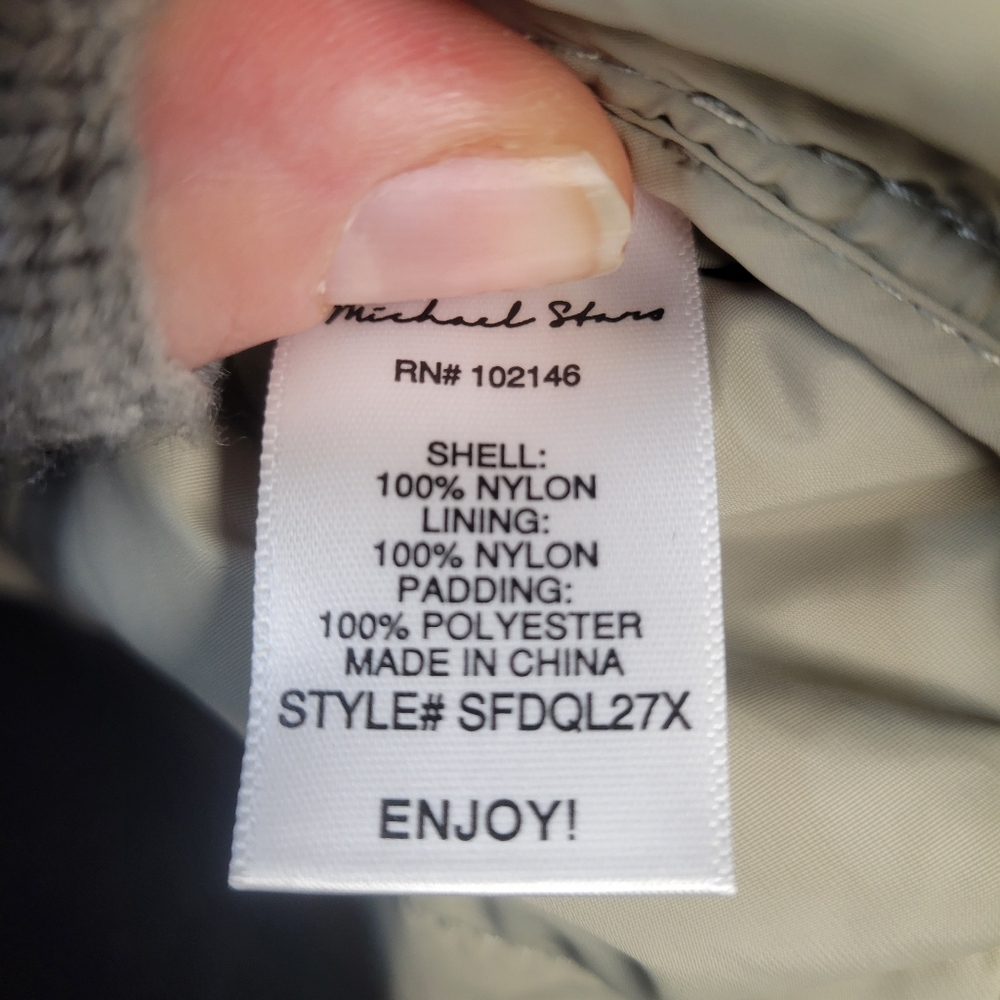 Michael Stars NWT Light Olive Quilted Lightweight Jacket Size 3X or 2X - Picture 6 of 6